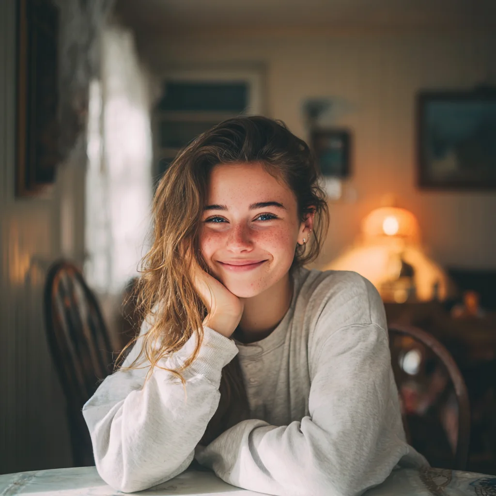 A Kupid AI chat with no filters on a phone screen